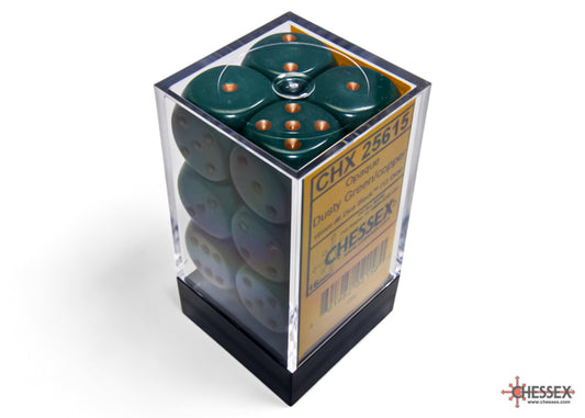 16mm 12d6 Opaque: Dusty Green/Copper