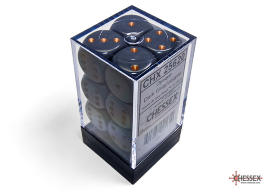 16mm 12d6 Opaque: Dark Grey/Copper
