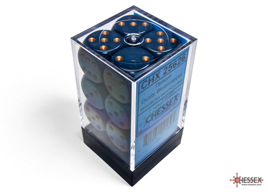 16mm 12d6 Opaque: Dusty Blue/Copper