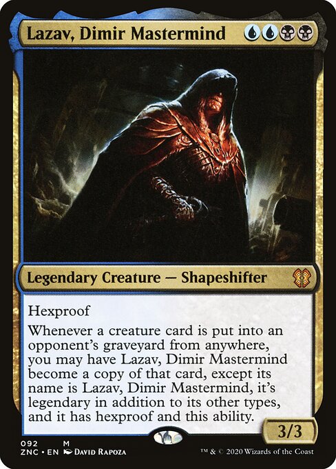 Lazav, Dimir Mastermind - Commander: Zendikar Rising