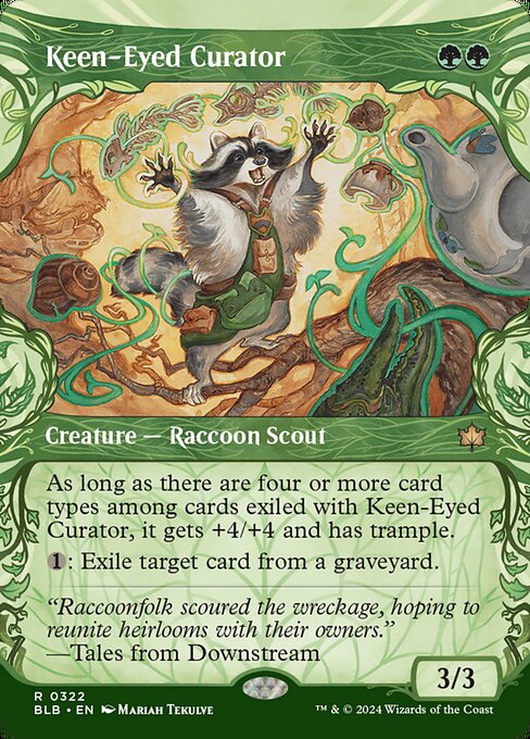 Keen-Eyed Curator (Showcase) - Bloomburrow