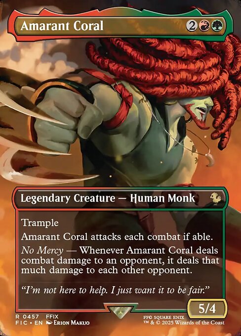 Amarant Coral (Borderless) - Commander: FINAL FANTASY