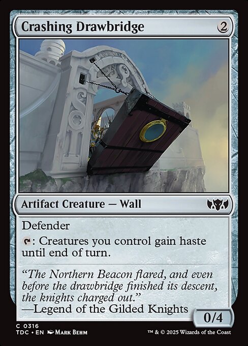 Crashing Drawbridge - Commander: Tarkir: Dragonstorm