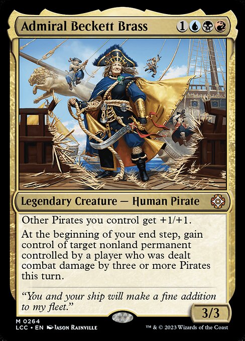 Admiral Beckett Brass - Commander: The Lost Caverns of Ixalan