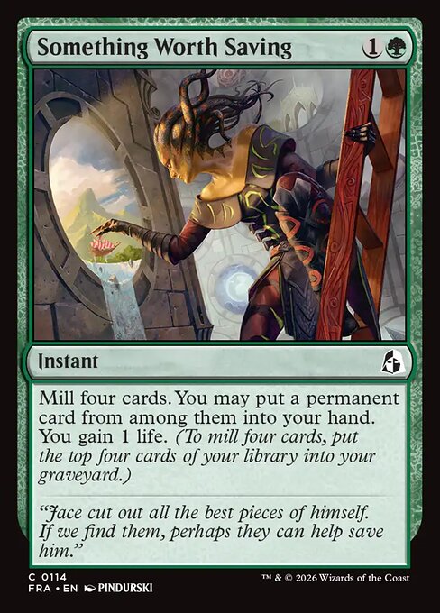 Something Worth Saving (Foil) - Reality Fracture