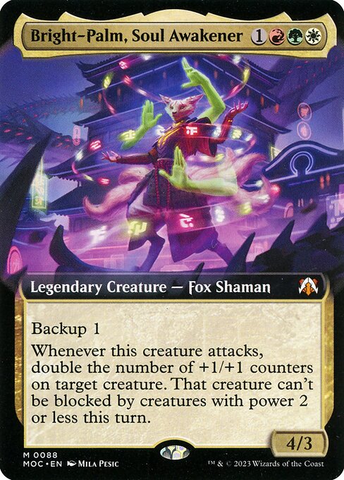 Bright-Palm, Soul Awakener (Extended Art) - Commander: March of the Machine