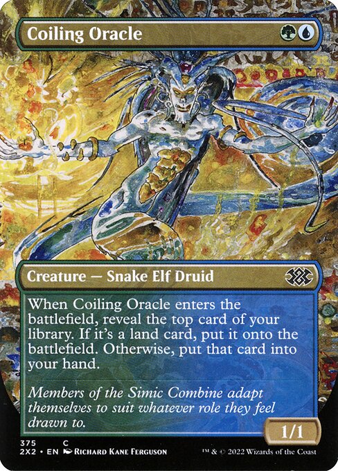 Coiling Oracle (Borderless) - Double Masters 2022
