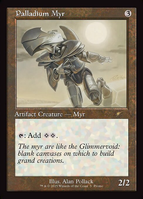 Palladium Myr (Retro Frame) (Foil) - WPN & Gateway Promos