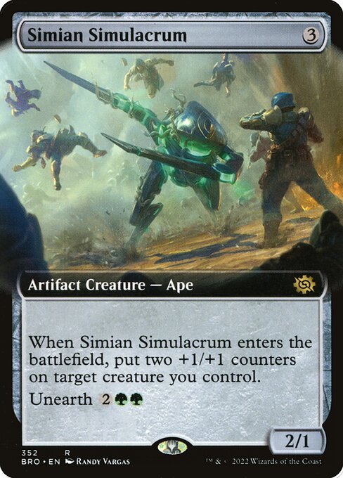 Simian Simulacrum (Extended Art) - The Brothers' War