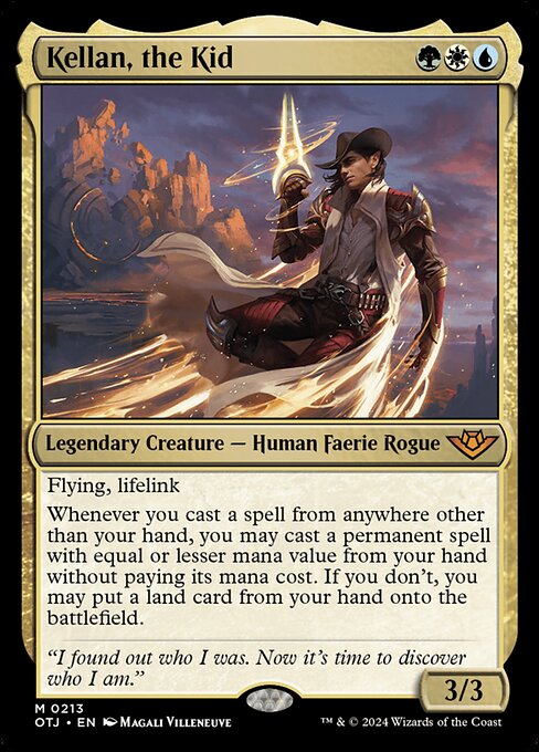 Kellan, the Kid (Foil) - Outlaws of Thunder Junction