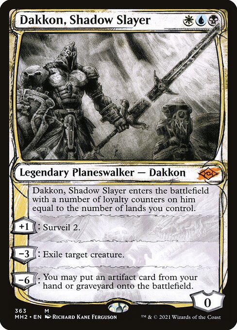 Dakkon, Shadow Slayer (Showcase) - Modern Horizons 2