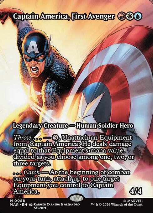 Captain America, First Avenger (Borderless) - Marvel Universe Eternal-Legal