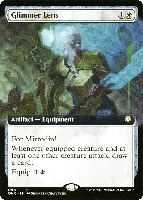 Glimmer Lens (Extended Art) - Commander: Phyrexia: All Will Be One