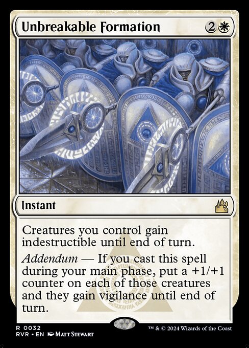 Unbreakable Formation (Foil) - Ravnica Remastered
