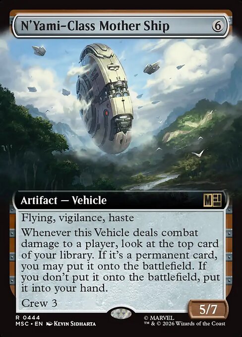 N'Yami-Class Mother Ship (Extended Art) - Commander: Marvel Super Heroes