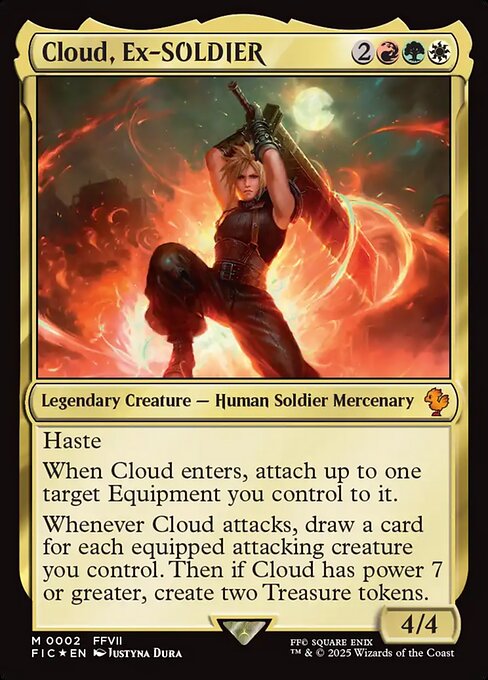 Cloud, Ex-SOLDIER (Foil) - Commander: FINAL FANTASY