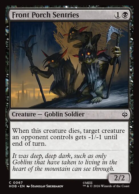 Front Porch Sentries (Foil) - The Hobbit