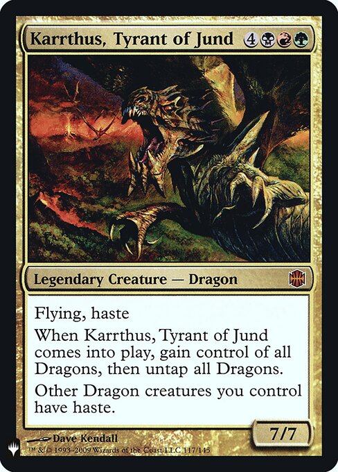 Karrthus, Tyrant of Jund (Foil) - The List Reprints
