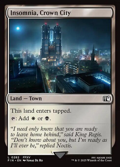 Insomnia, Crown City - FINAL FANTASY