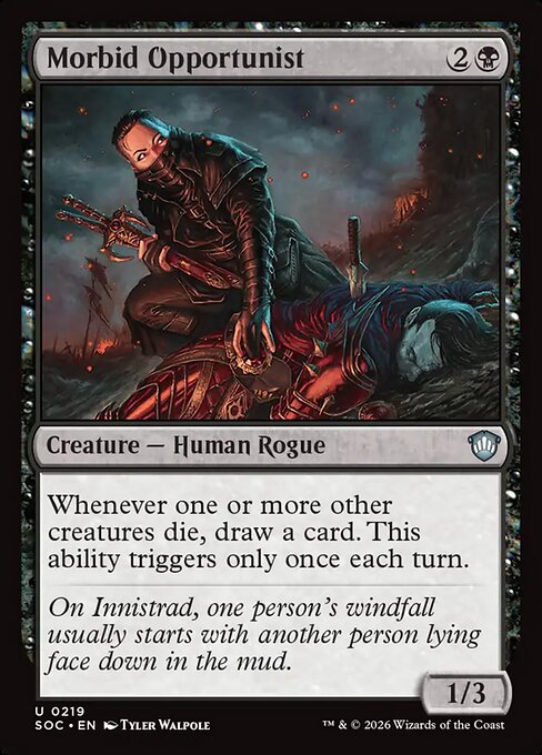 Morbid Opportunist - Commander: Secrets of Strixhaven