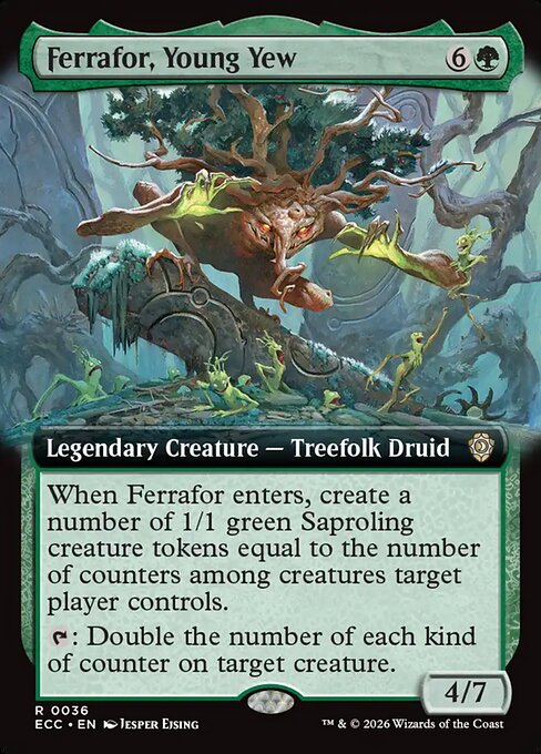 Ferrafor, Young Yew (Extended Art) - Commander: Lorwyn Eclipsed