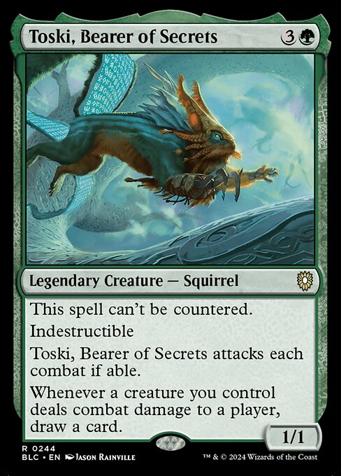 Toski, Bearer of Secrets - Commander: Bloomburrow