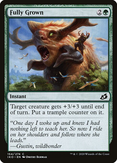 Fully Grown (Foil) - Ikoria: Lair of Behemoths