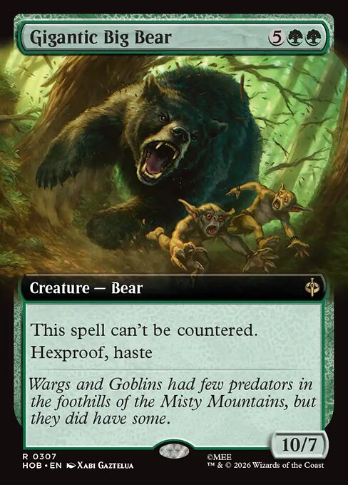 Gigantic Big Bear (Extended Art) - The Hobbit