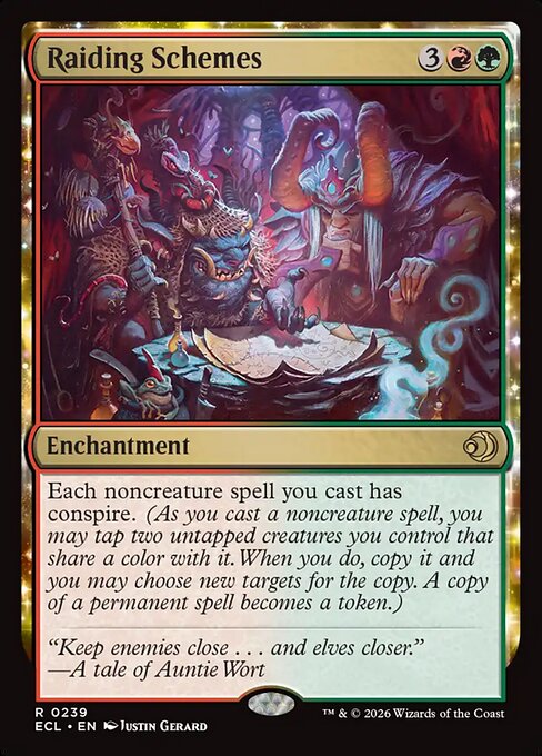 Raiding Schemes (Foil) - Lorwyn Eclipsed