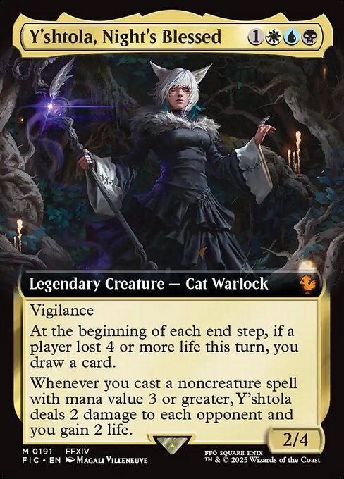 Y'shtola, Night's Blessed (Extended Art) - Commander: FINAL FANTASY