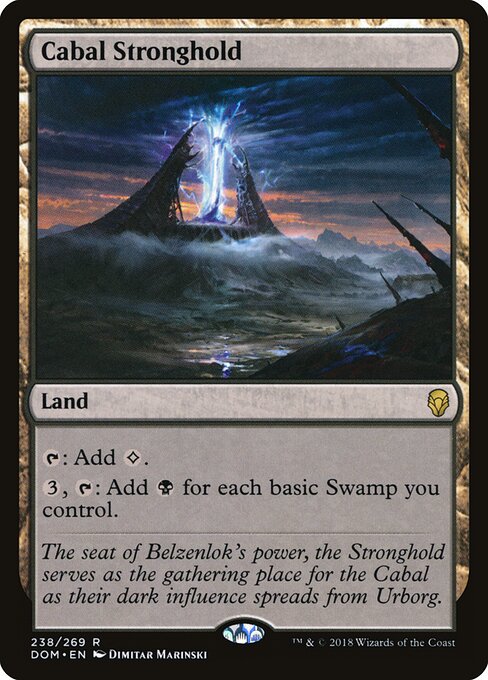 Cabal Stronghold (Foil) - Dominaria