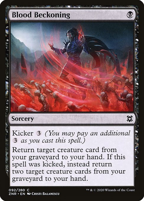 Blood Beckoning - Zendikar Rising