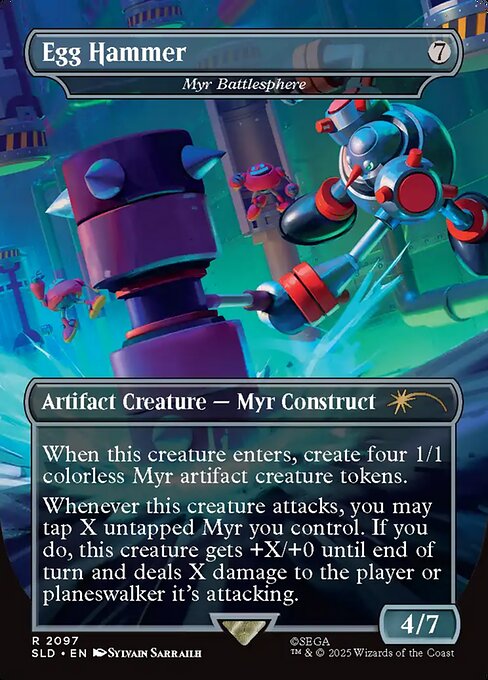 Egg Hammer - Myr Battlesphere (Foil) - Secret Lair Drop Series