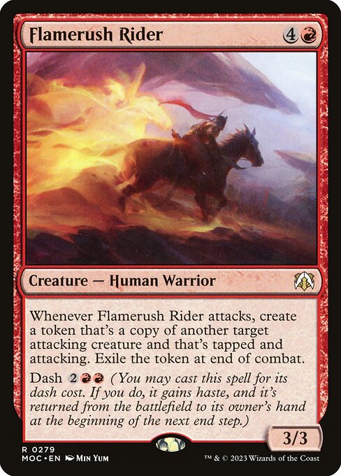 Flamerush Rider - Commander: March of the Machine
