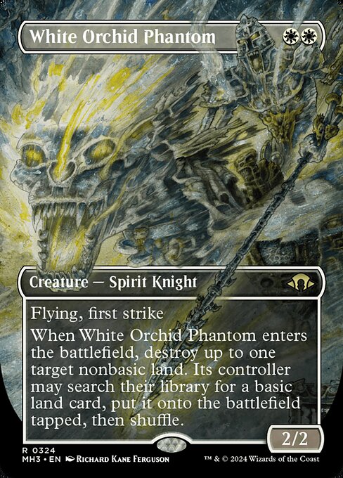 White Orchid Phantom (Borderless) - Modern Horizons 3