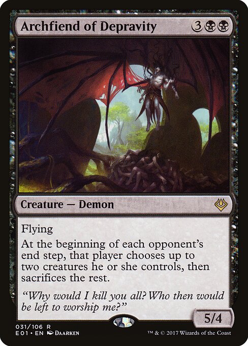 Archfiend of Depravity - Archenemy: Nicol Bolas