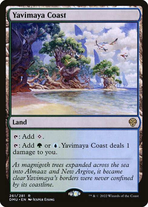 Yavimaya Coast (Foil) - Dominaria United