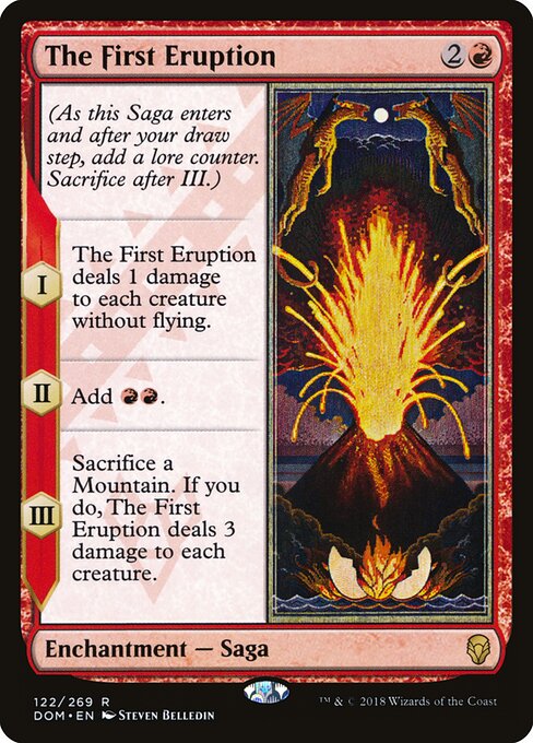 The First Eruption - Dominaria