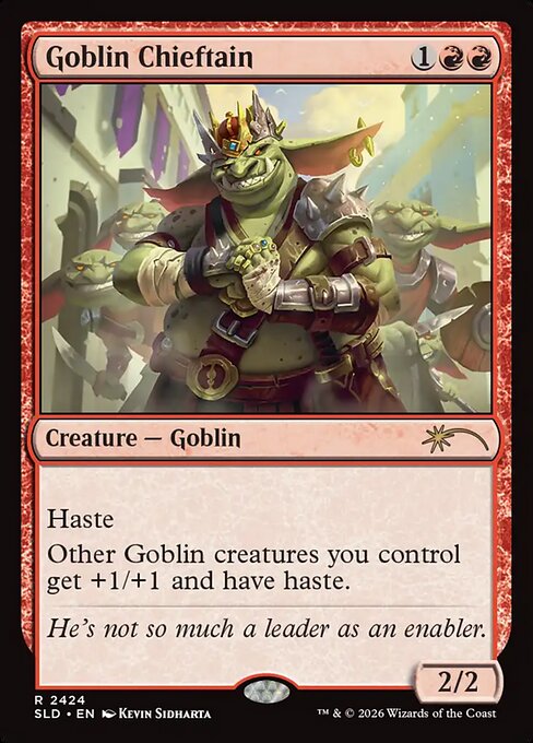 Goblin Chieftain (2424) - Secret Lair Drop Series