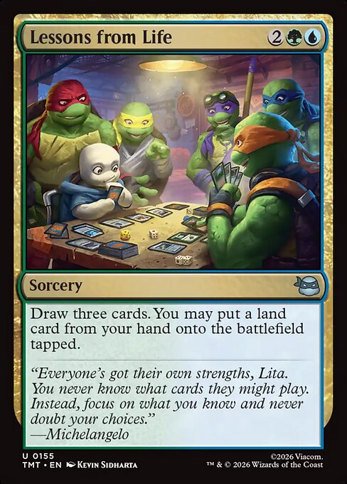 Lessons from Life (Foil) - Teenage Mutant Ninja Turtles