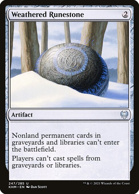 Weathered Runestone - Kaldheim