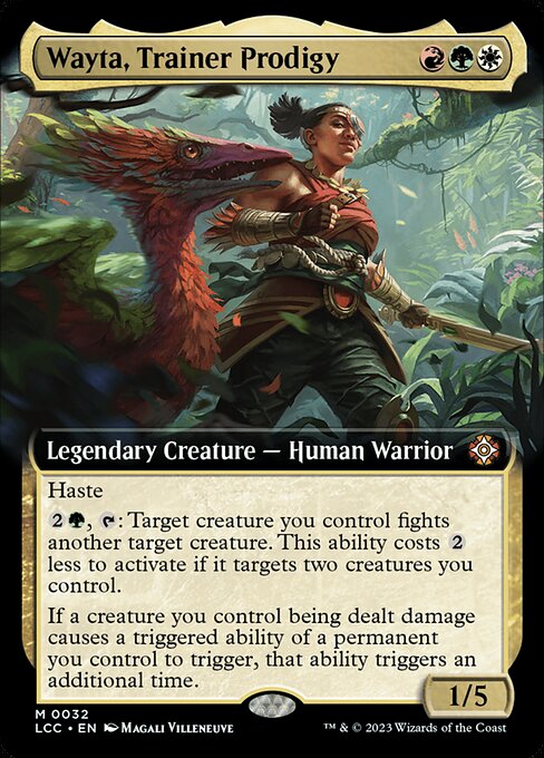 Wayta, Trainer Prodigy (Extended Art) - Commander: The Lost Caverns of Ixalan