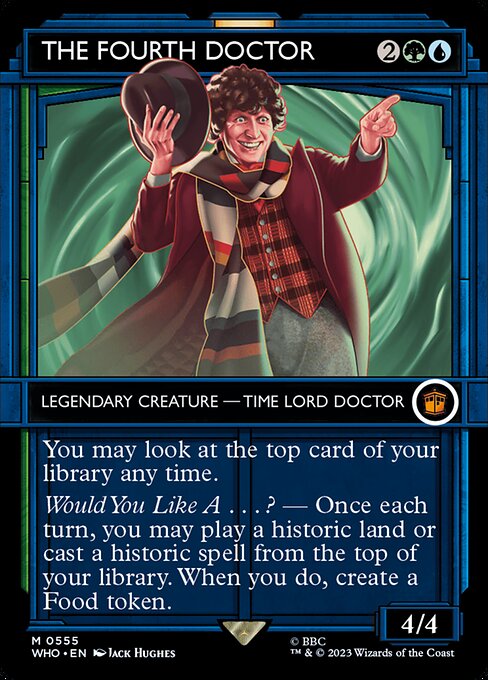 The Fourth Doctor (Showcase) (Foil) - Universes Beyond: Doctor Who