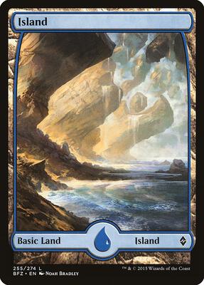 Island (255) - Full Art - Battle for Zendikar