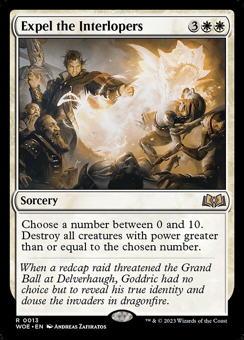Expel the Interlopers (Foil) - Wilds of Eldraine