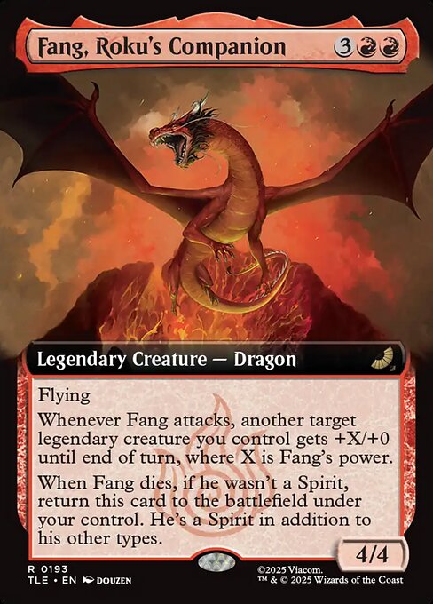 Fang, Roku's Companion (Extended Art) (Foil) - Avatar: The Last Airbender: Eternal-Legal