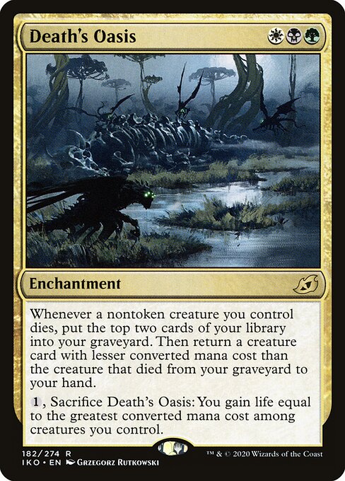 Death's Oasis (Foil) - Ikoria: Lair of Behemoths