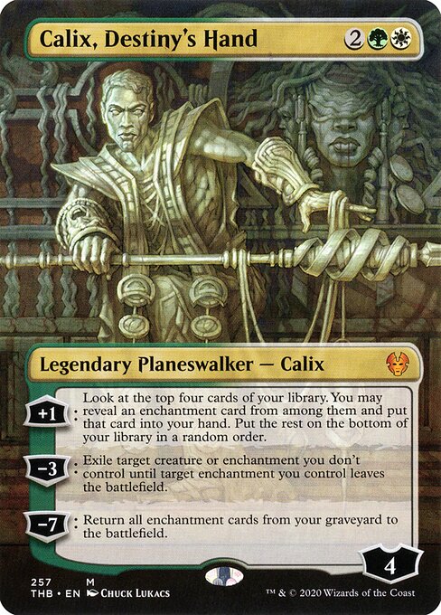 Calix, Destiny's Hand (Borderless) - Theros Beyond Death