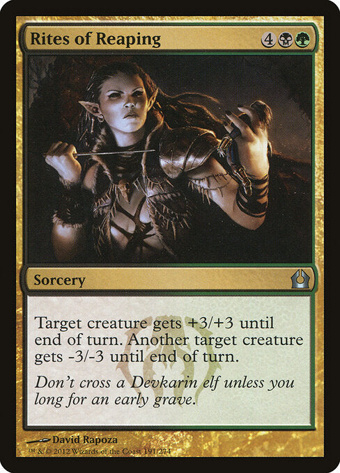 Rites of Reaping (Foil) - Return to Ravnica