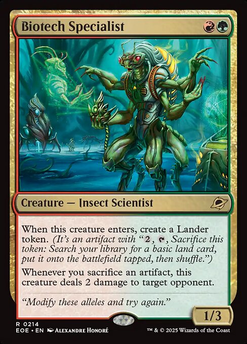 Biotech Specialist - Edge of Eternities